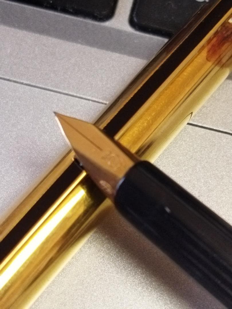 デュポン S.T.DuPont 万年筆 　925　ペン先 18ct ゴールド