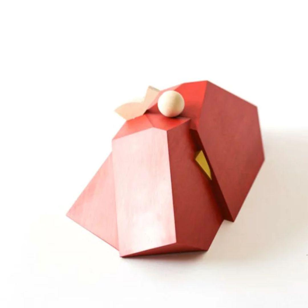 旭川クラフト T.MOTOI T.モトイ MHI-06 木製 モダン雛人形