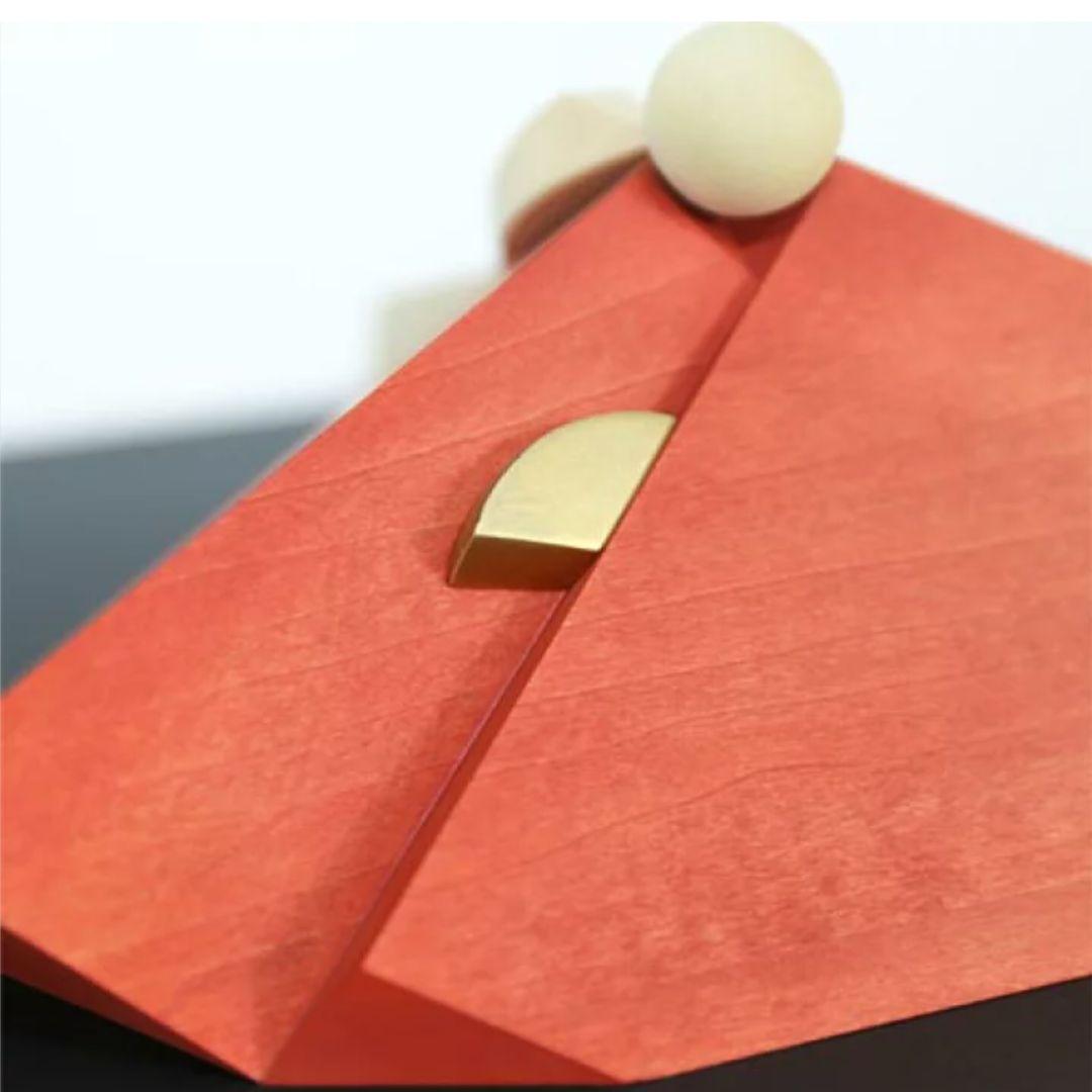 旭川クラフト T.MOTOI T.モトイ MHI-06 木製 モダン雛人形