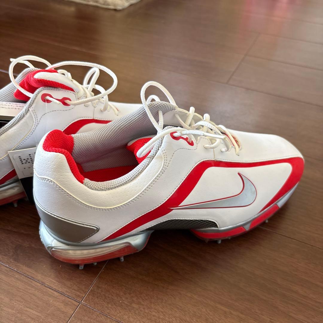 Nike ゴルフシューズ ホワイト/レッド　26.5㎝