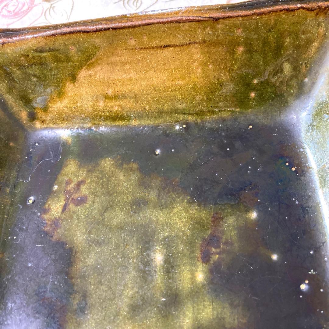 ⭐️織部焼深鉢⭐️陶器・作家さん名は箱を無くして不明です。 ビンテージ物です。