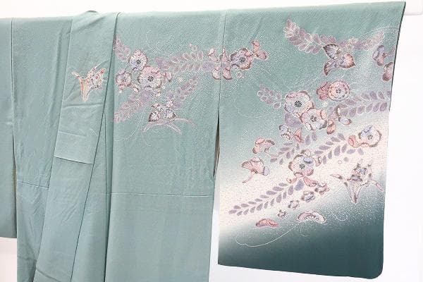 ★専用★美品 訪問着 辻が花 縮緬地 トールサイズ 身丈168cm 裄丈69