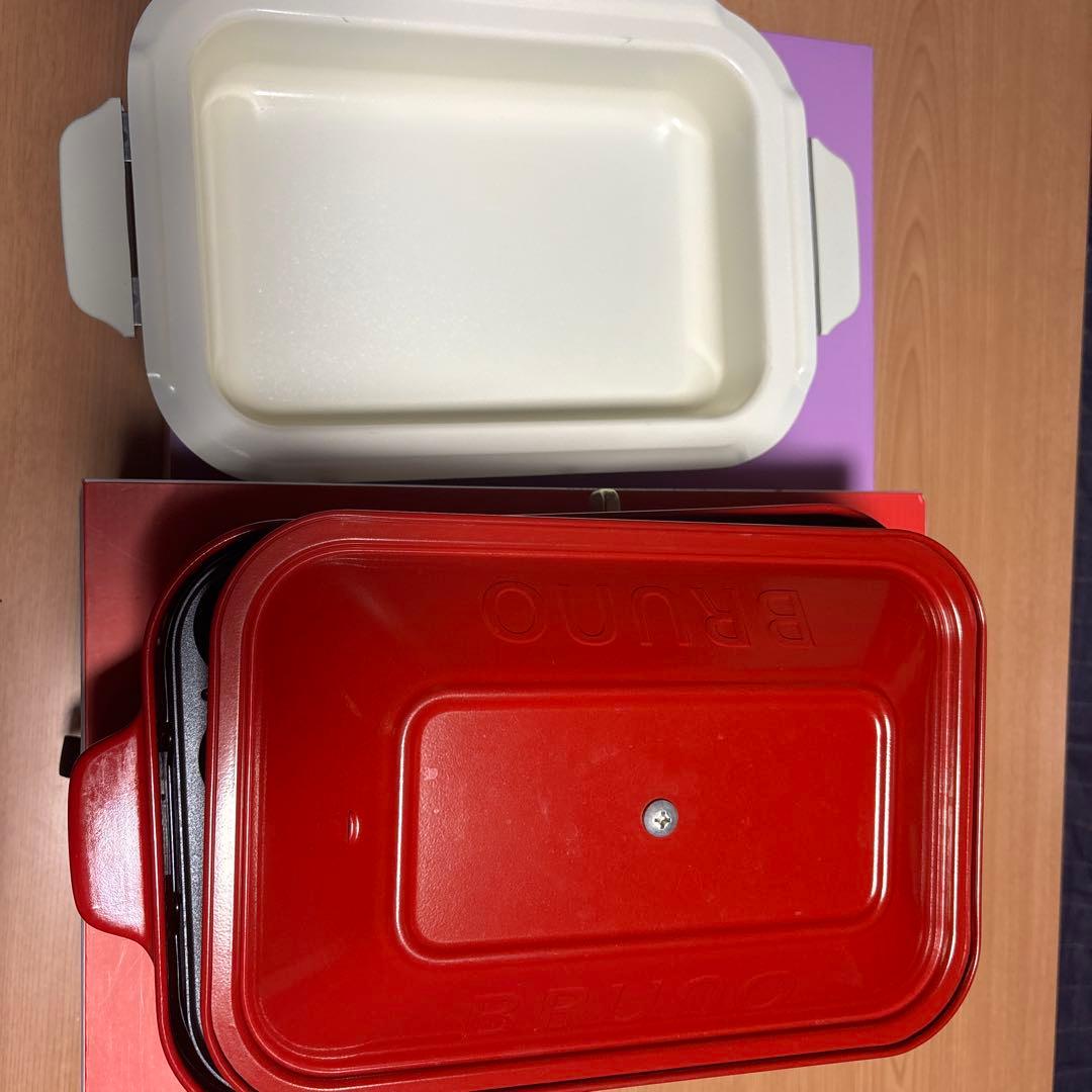 BRUNO　ブルーノコンパクトホットプレート 箱付きセット