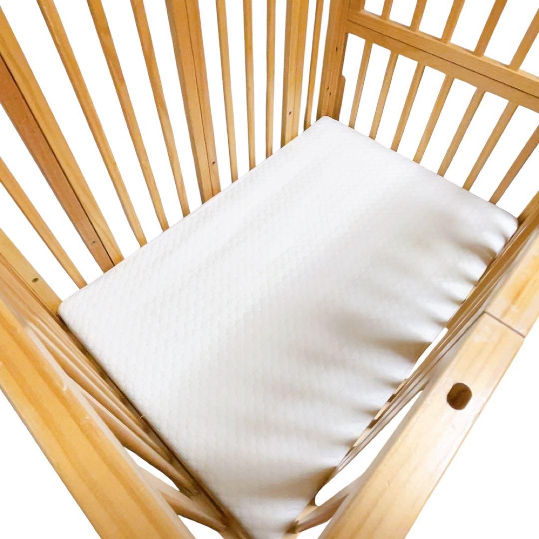 【ハル】　大和屋　パタンII 　折りたたみ　ミニ　ベビーベッド ナチュラル