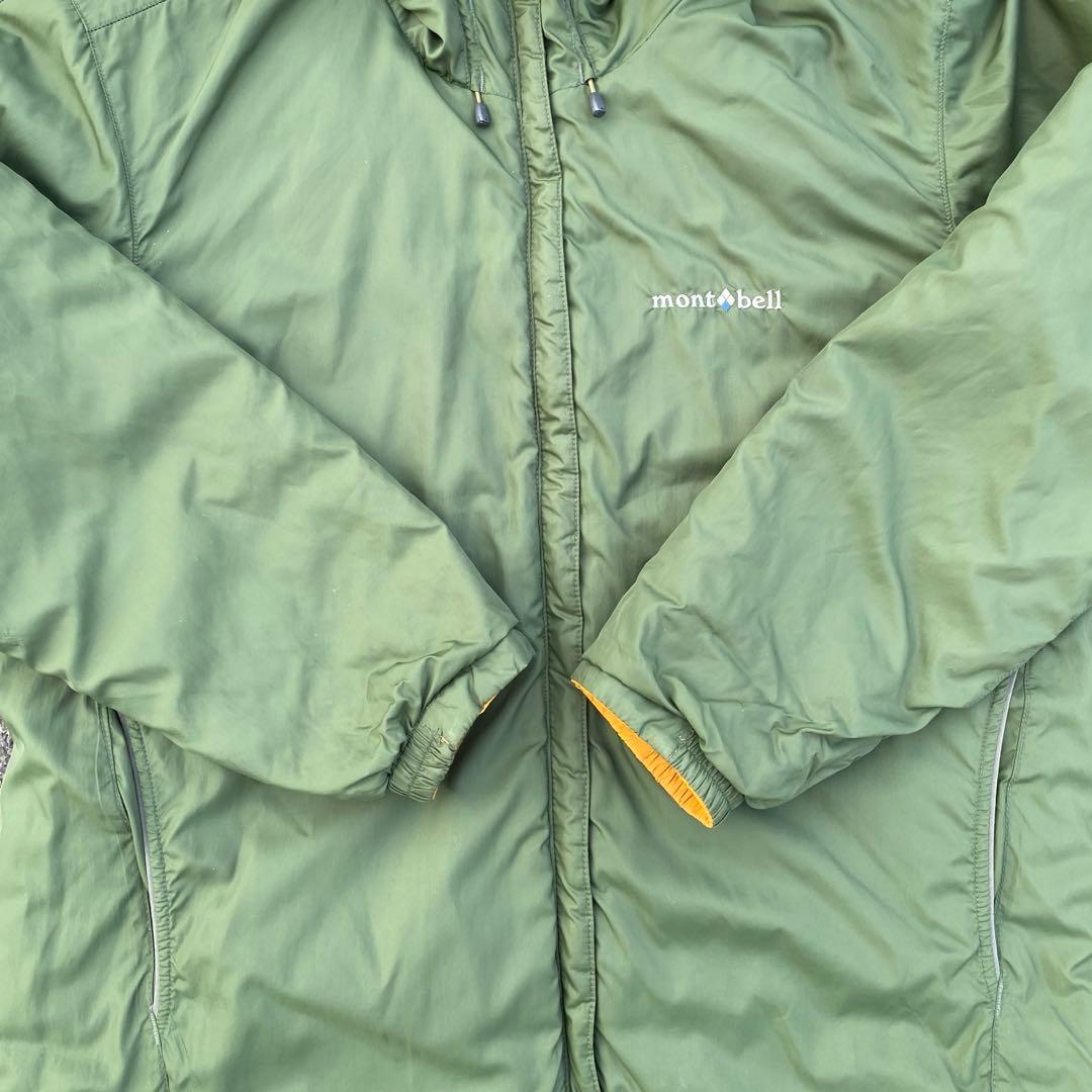 k*0様 mont-bell モンベル ダウンジャケット リバーシブル オレンジ