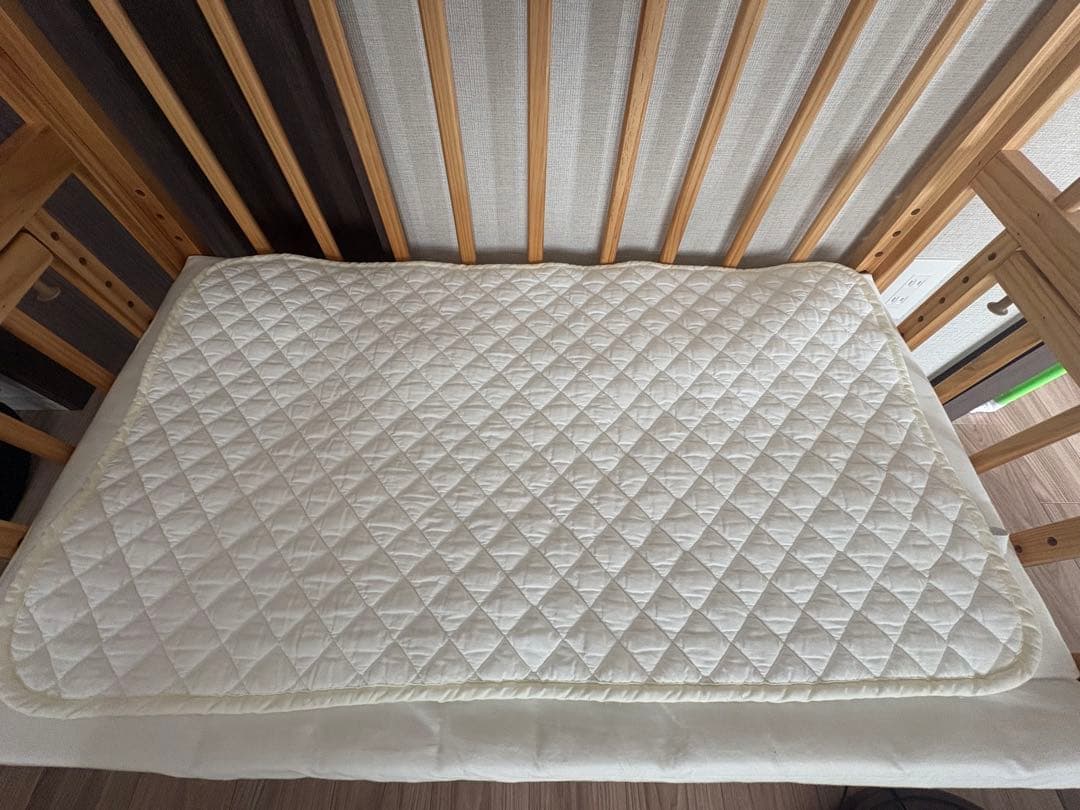 大和屋　そいねーるプラスムーブ　ベビーベッド　ナチュラル＋寝具セット