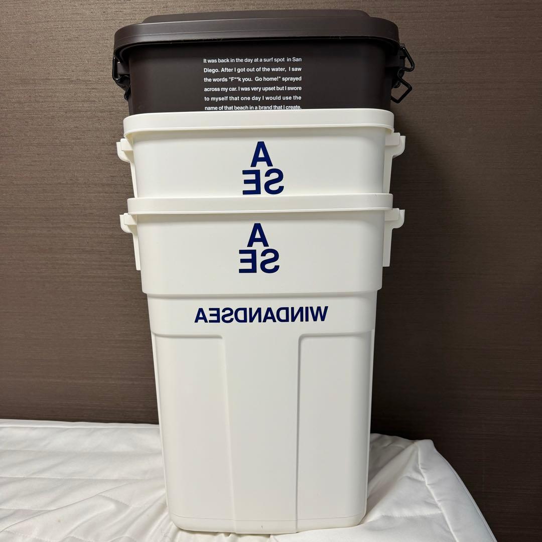 WIND AND SEA Trash Can ゴミ箱　収納