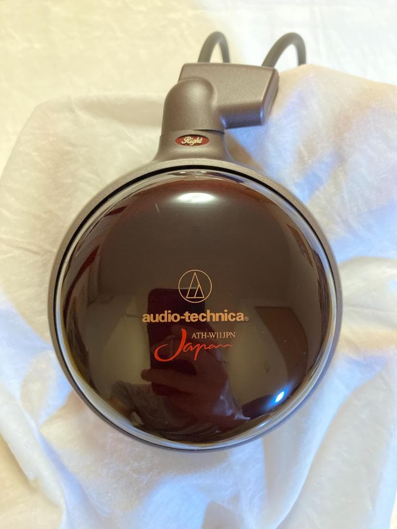 オーディオテクニカ ATH-W11JPN　交換用専用イヤパッド（未使用）付き