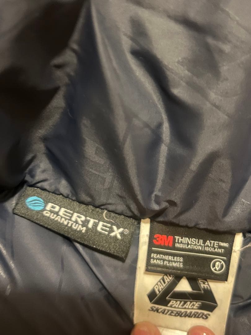 PALACE ネイビー ダウンジャケット S
