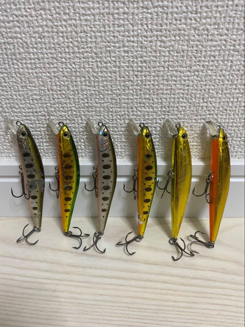 6個セット　ヤマメカラー他　ウォーターランド　ジャークソニック90 村田基