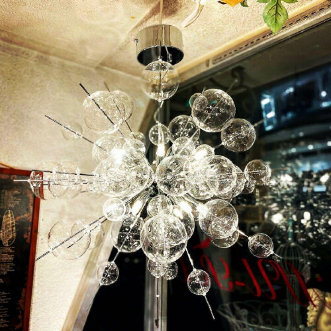 Bubble large Gold シャンデリア