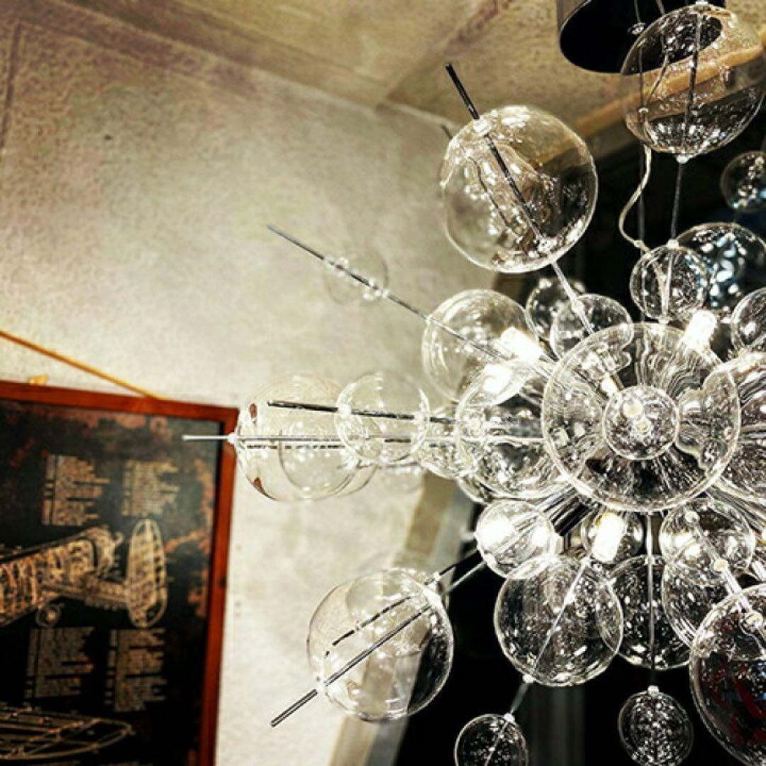 Bubble large Gold シャンデリア