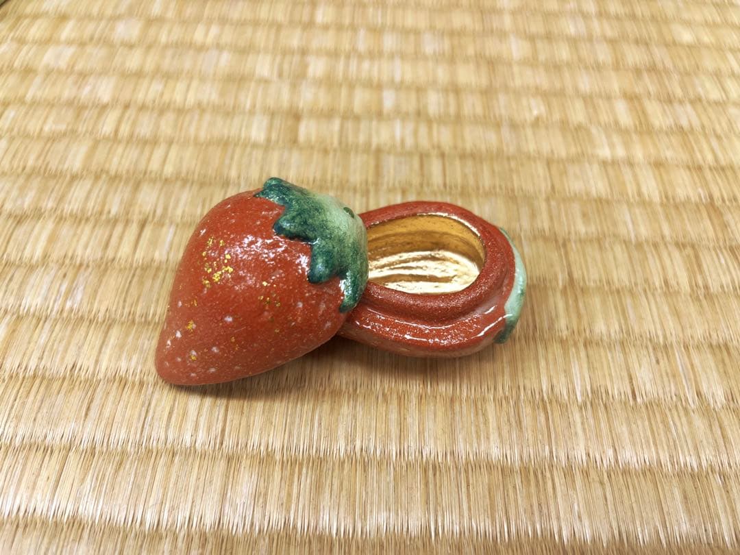 茶道具　香合　いちご　新品