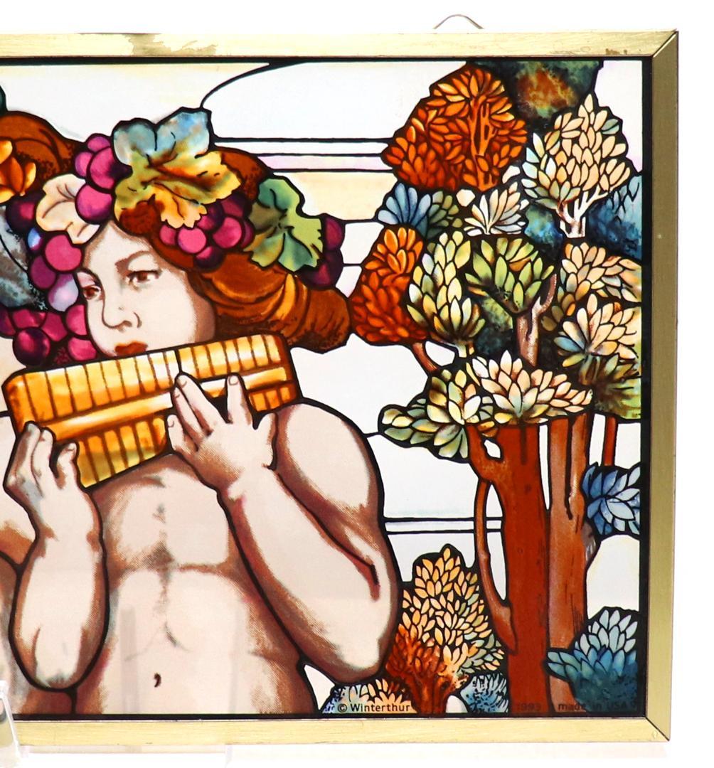 天使たちの美しい演奏 ヴィンテージ ステンドグラス ティファニー スタジオ