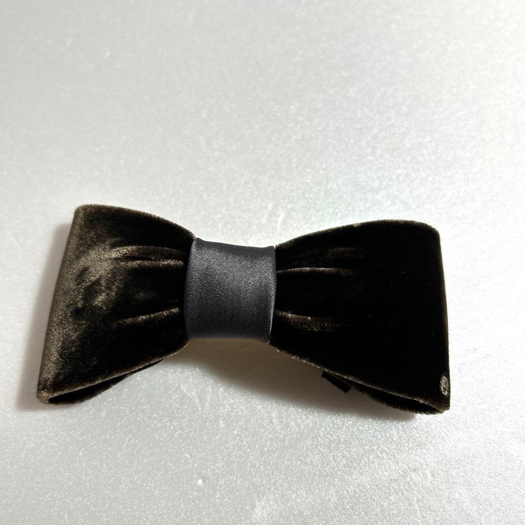 アレクサンドルドゥパリ ベルベット ベロア リボンバレッタ ブラウン