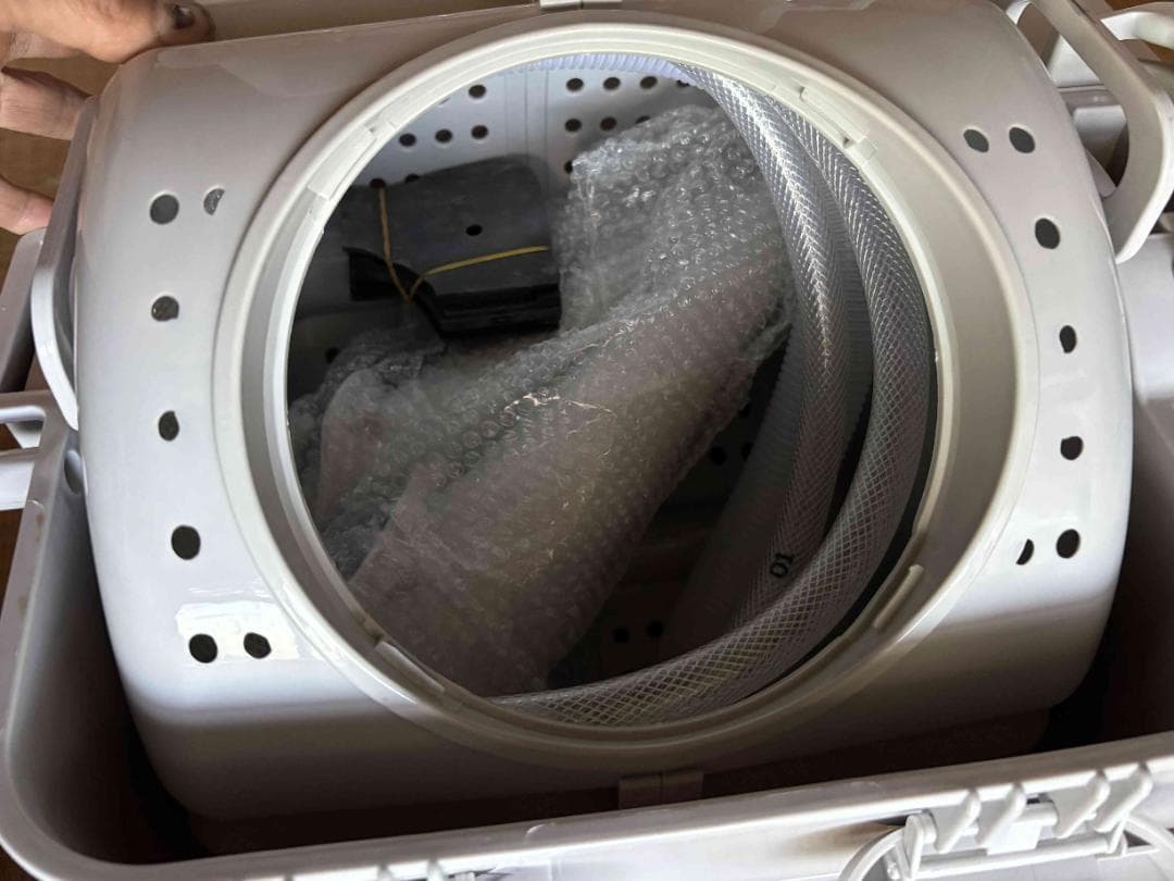 【新品未使用】ドラム式全手動洗濯機　ぐるぐるぶんまわ槽　小型洗濯機