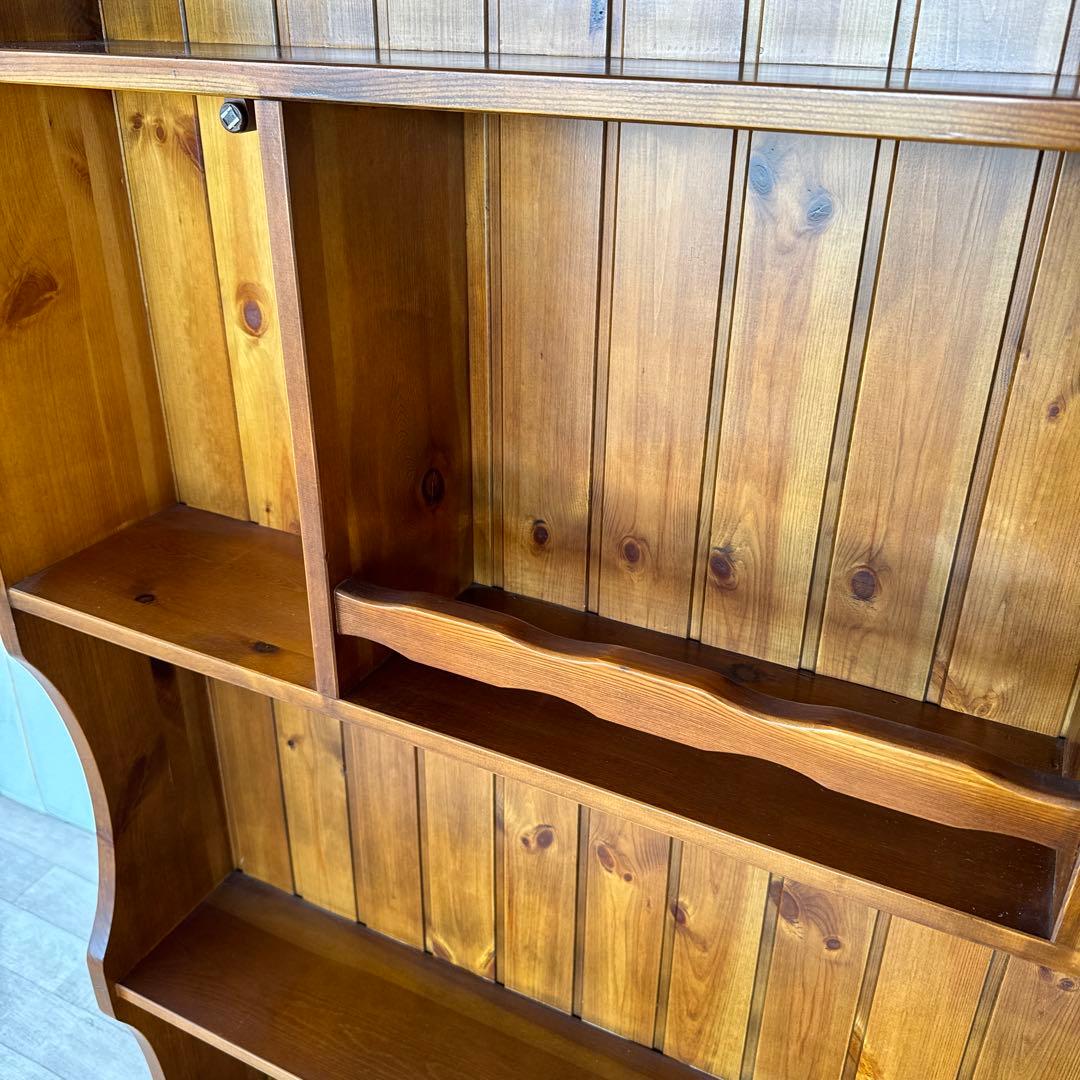 イタリア　飾り棚　オープンラック　バーカウンター　棚