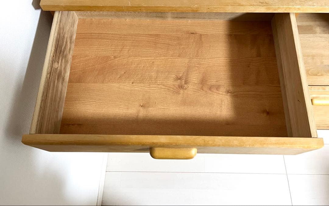 モモナチュラル　食器棚　カップボード　VIU-01+VIL-52