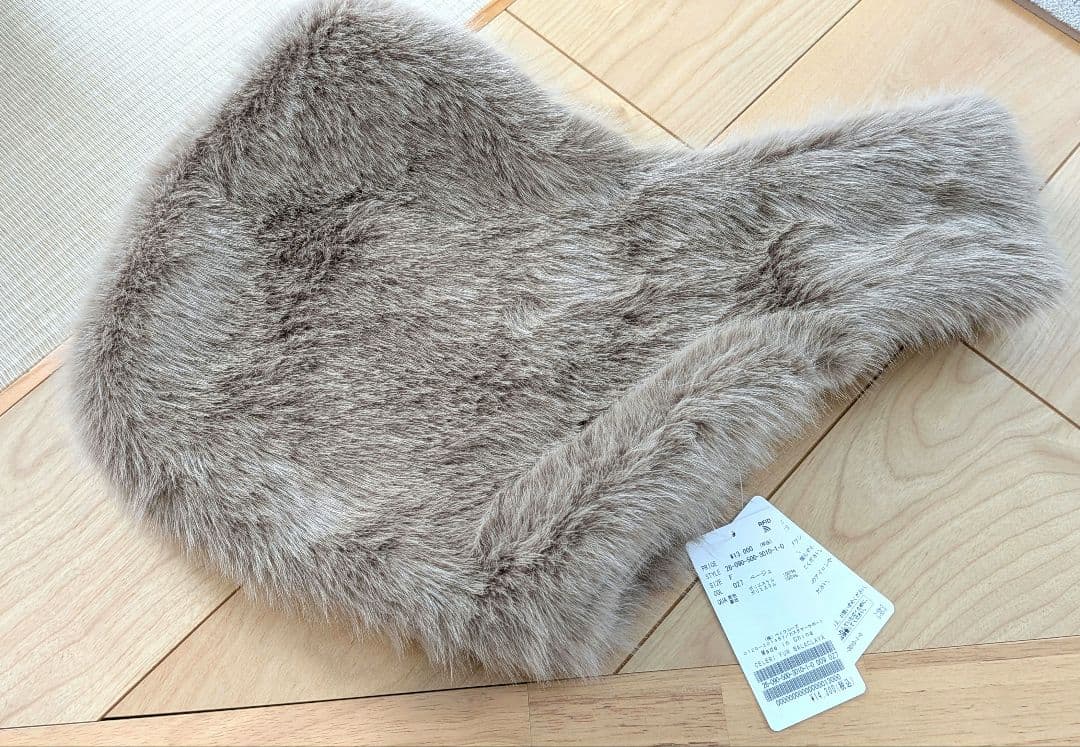 CELERI セルリ FUR BALACLAVA ドゥーズィエムクラス ベージュ