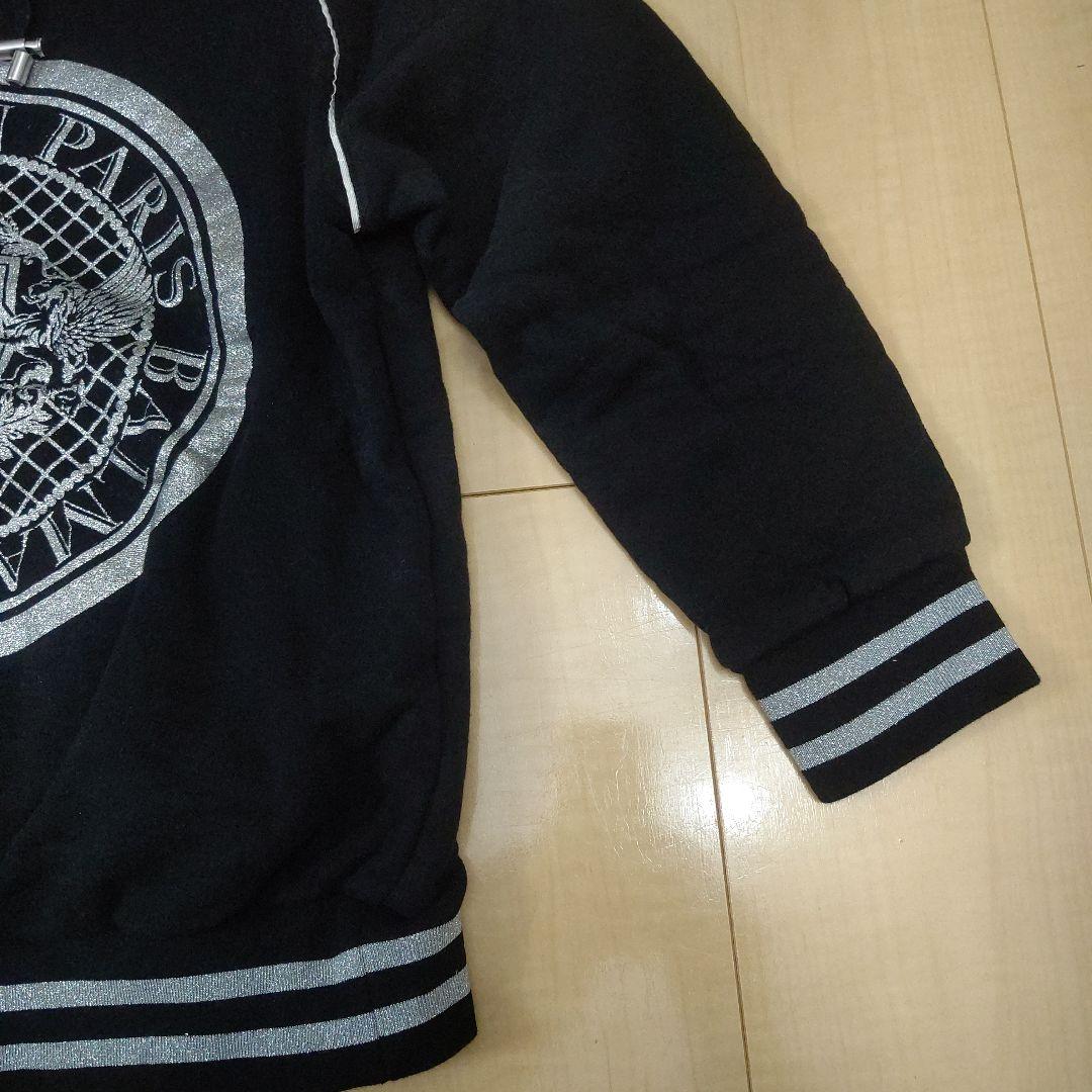 ★BALMAIN レディース シルバーラメ ロゴスウェット 中綿★