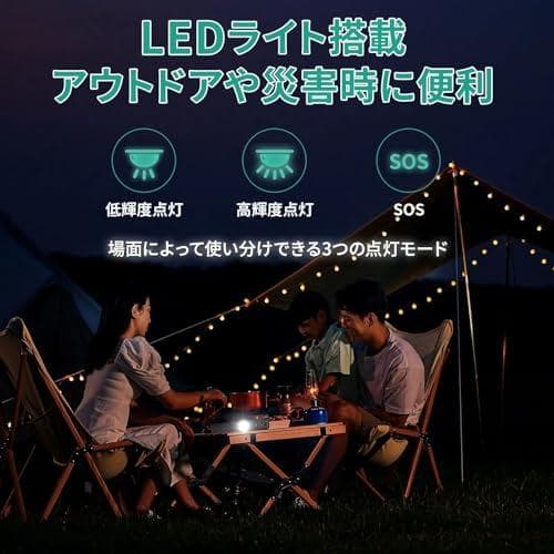 AC100W ポータブル電源 大容量 純正弦波 小型 60HZ DC45W 最p