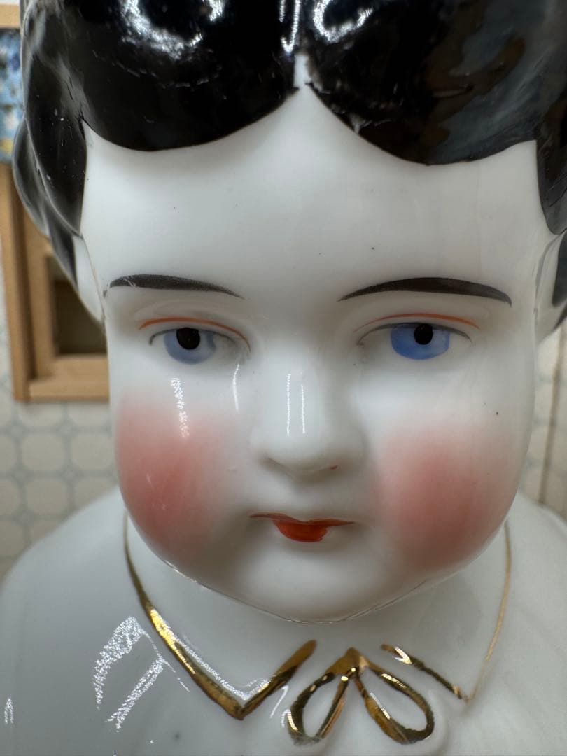n*o様 ドイツ　アンティーク　チャイナドール　ヘッド　アグネス