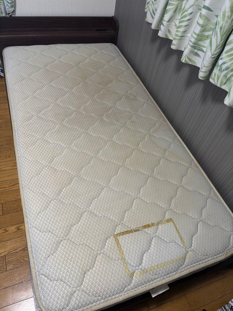 フランスベッド　シングル キルティングマットレス ホワイト