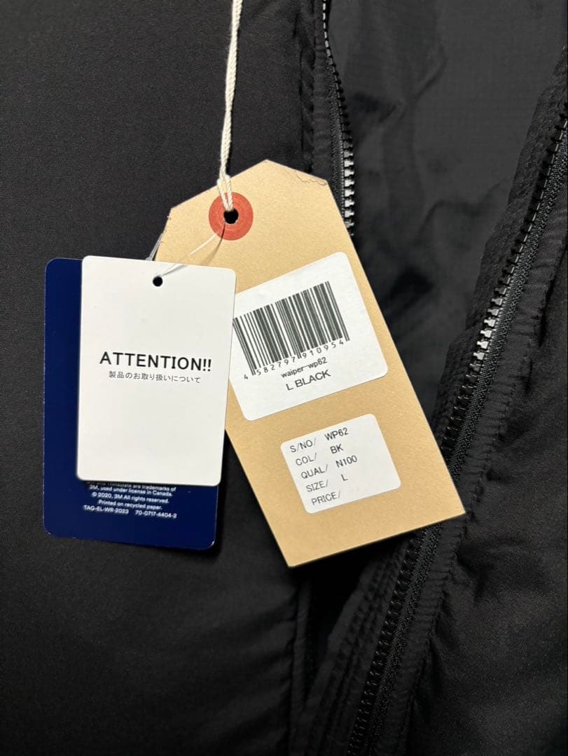 冬*希様 LEVEL7 ジャケットWAIPER L 黒　未使用
