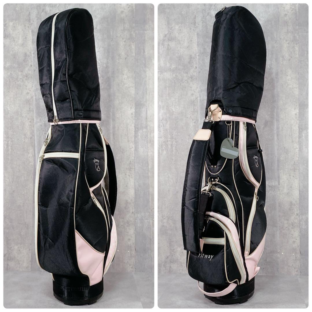 T136 FITWAY ゴルフクラブ レディース フルセット 12点 かわいい