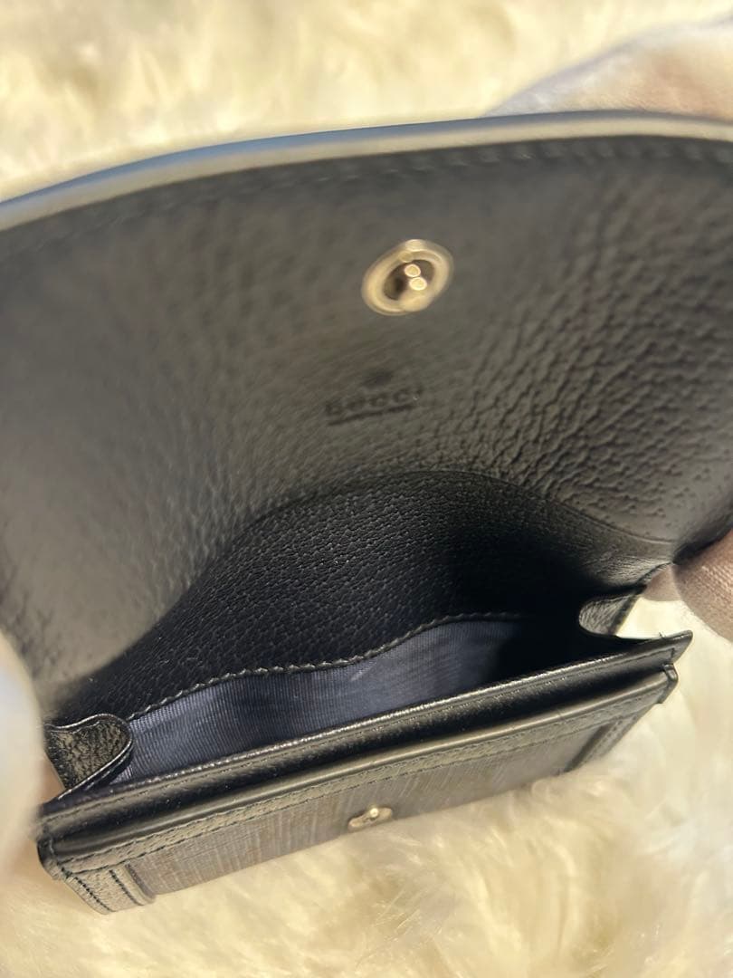 グッチ　GGスプーリームキャンバスダブルGカードケース　763286 2067