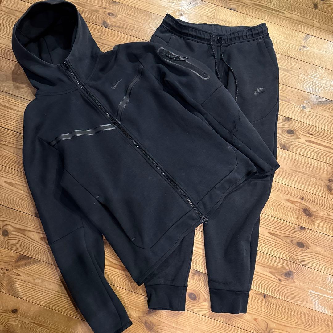 Nike ナイキ テックフリース セットアップ ブラック M 人気モデル