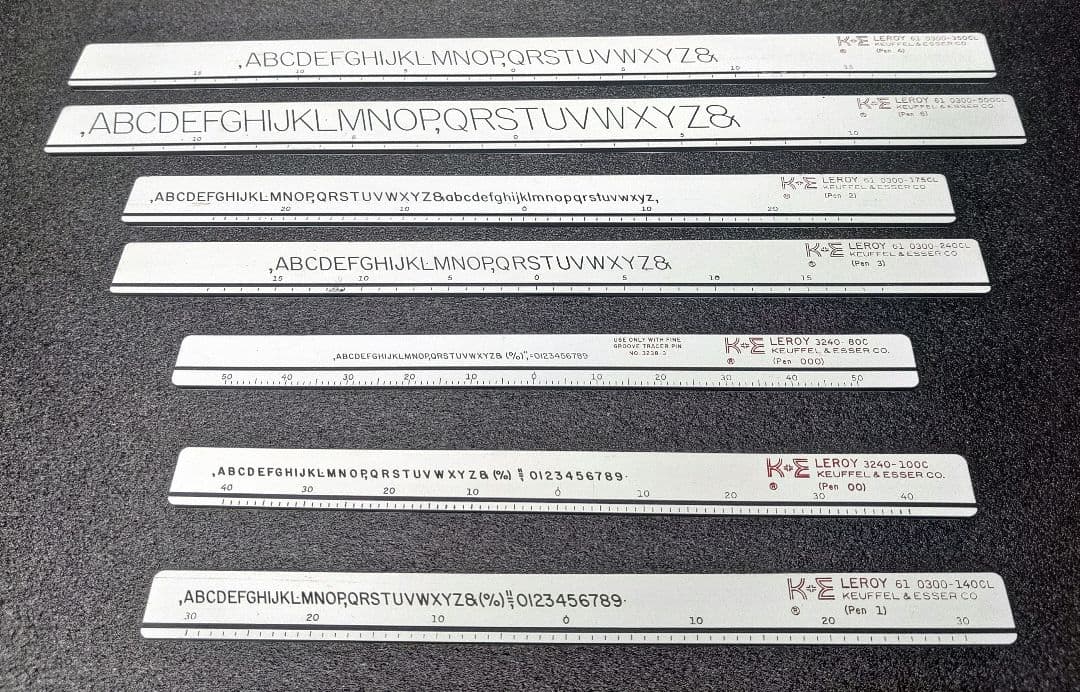 希少品　KEUFFEL & ESSER CO.製 ヴィンテージ刻字ツールセット