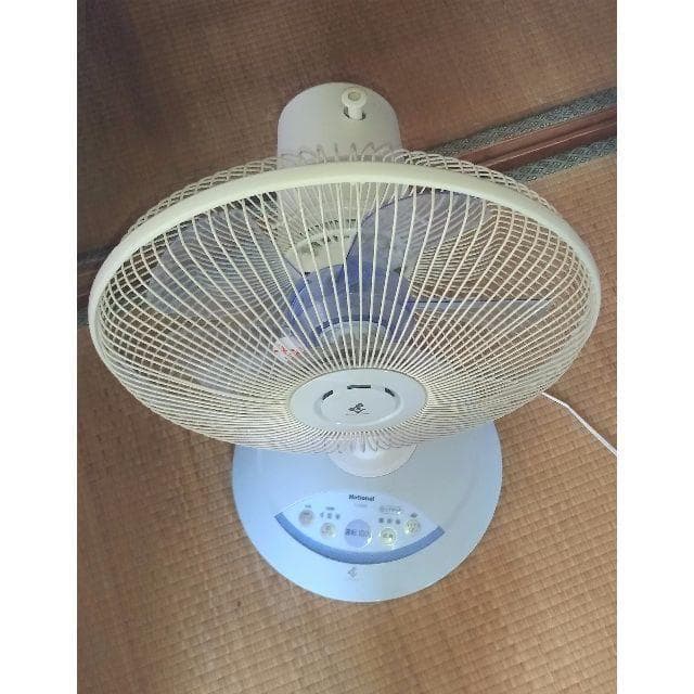 扇風機 大ボタン チャイルドロック マイナスイオン 1/ｆゆらぎ アレルバスター