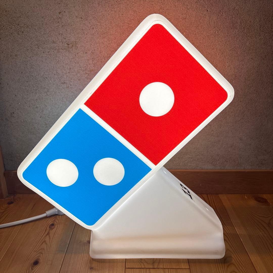 ドミノピザ　ライトアップ　看板　カートッパー　USA 看板　ネオン　ガレージ