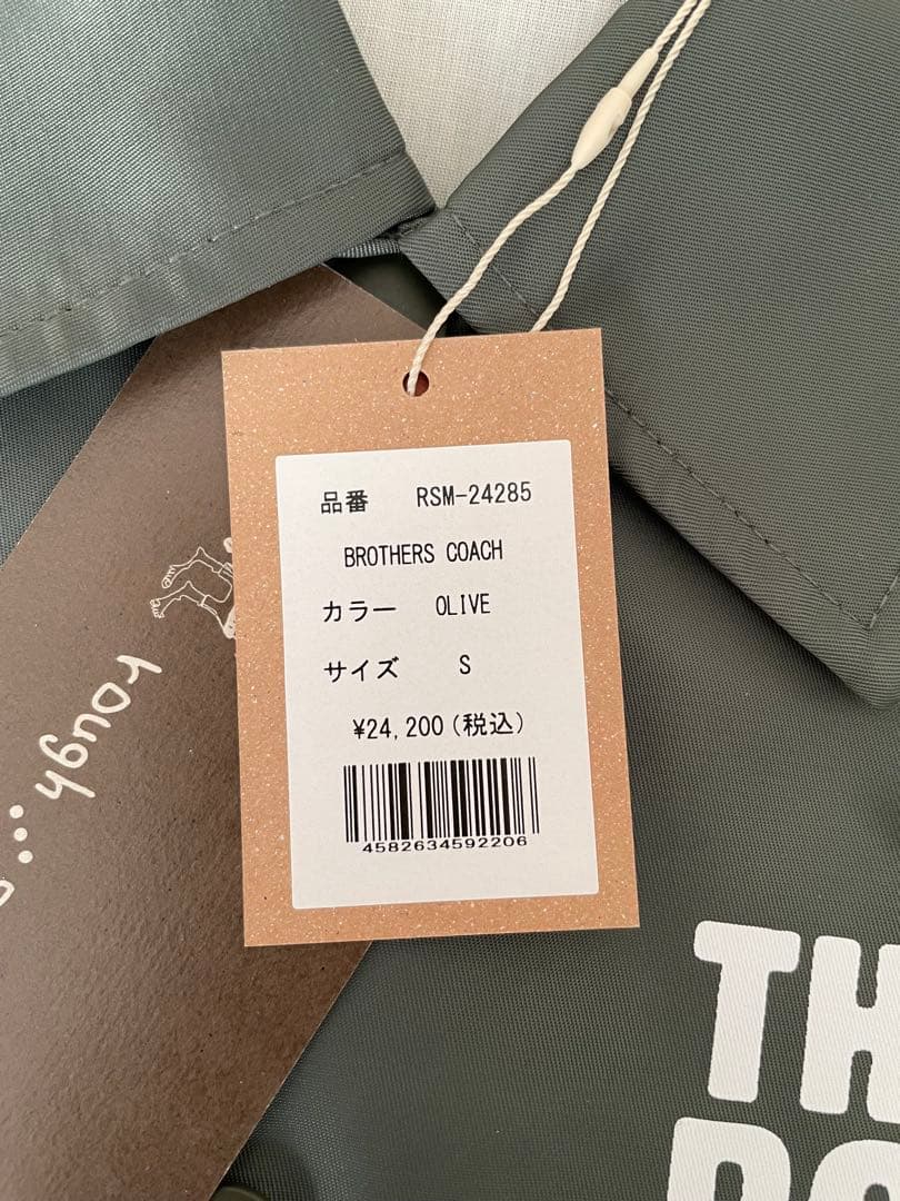 セール❗️ ⭐︎新品⭐︎ rough&swell ラフ&スウェル コーチジャケット S