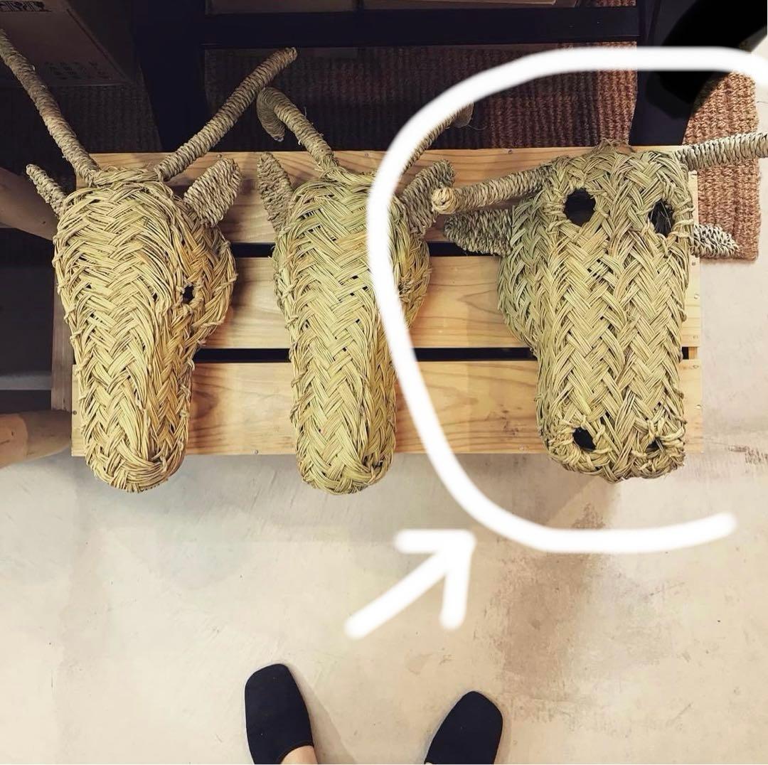 スペイン 手編み アニマルトロフィー 一点物