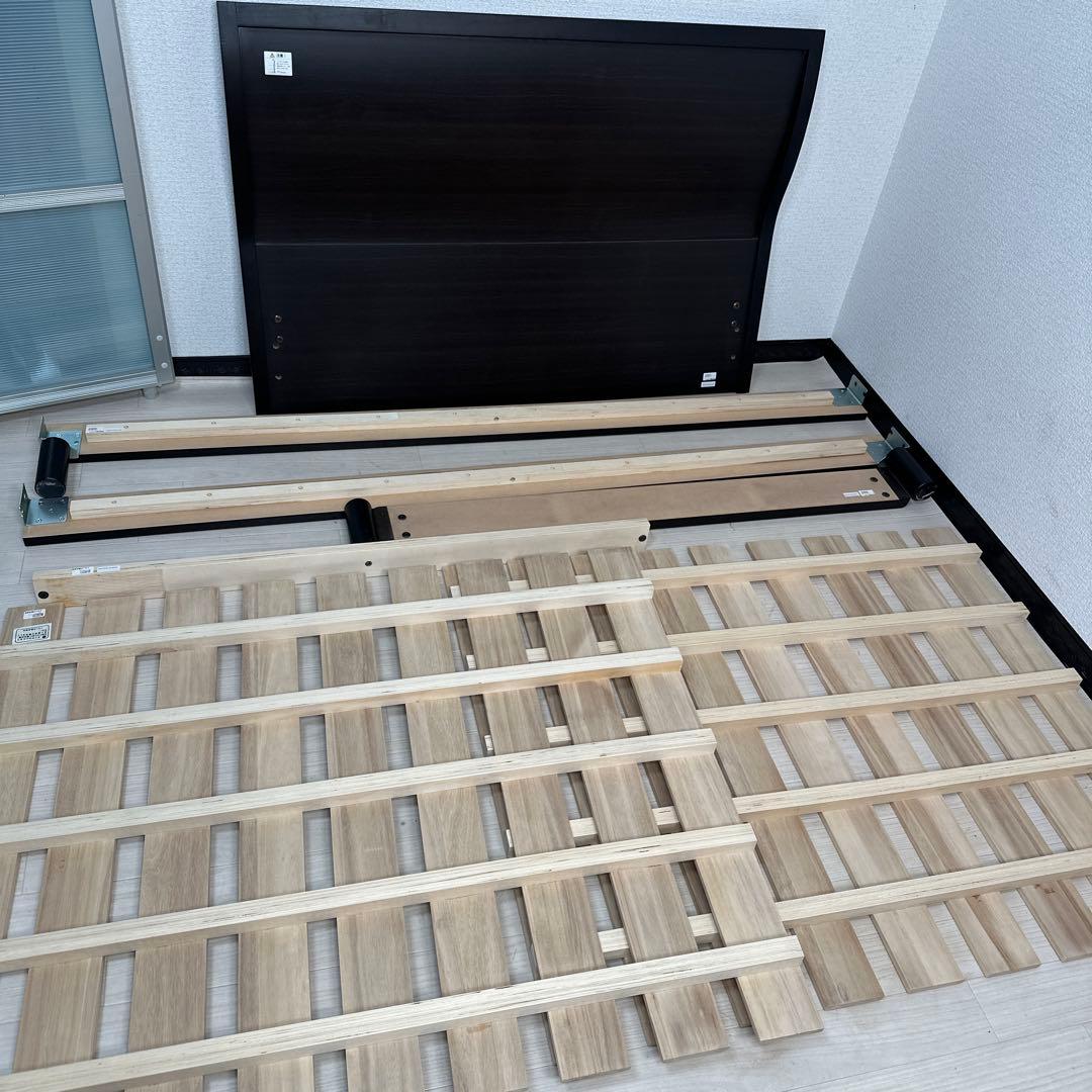 SIMMONS シモンズ セミダブル ベッドフレーム ダークブラウン is※