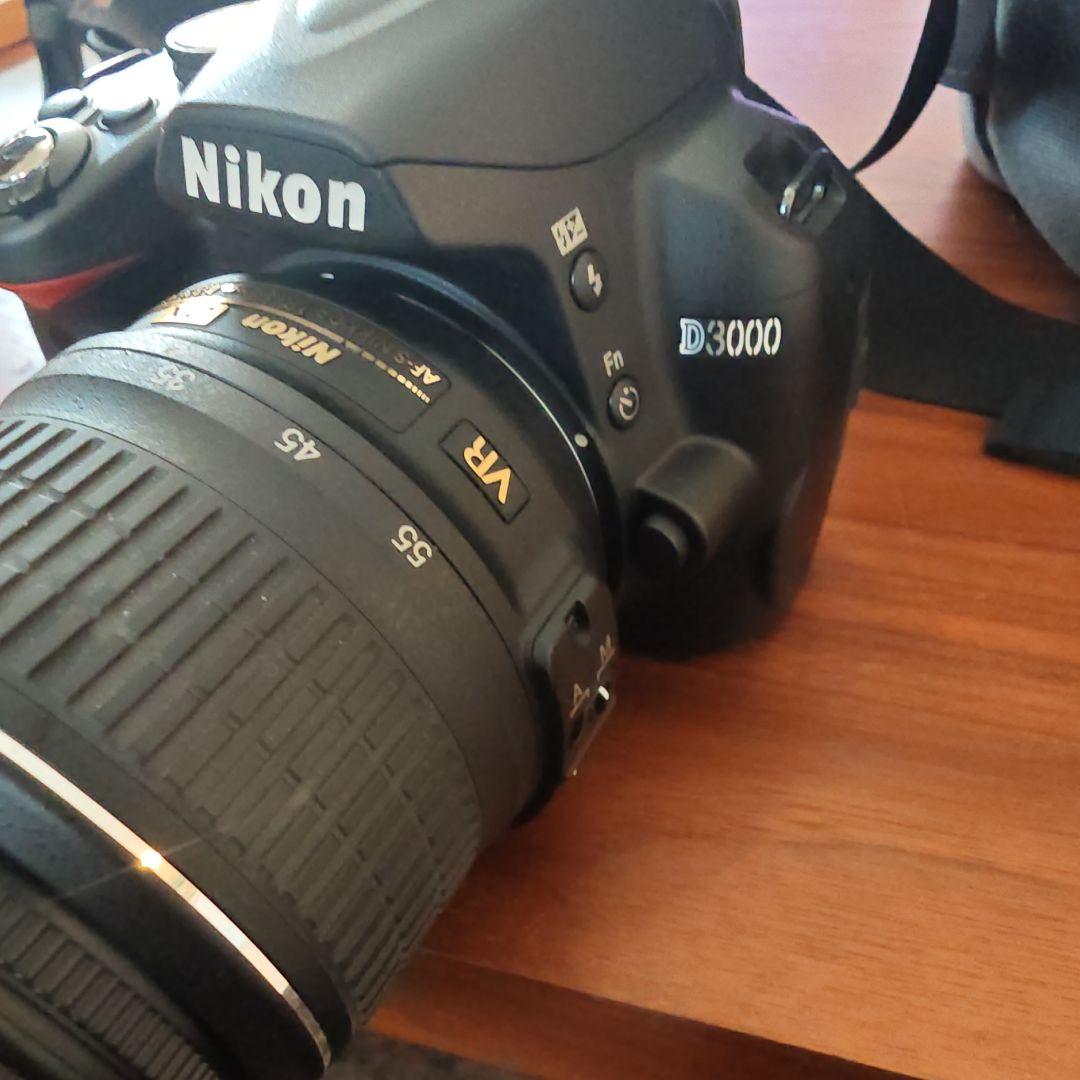 Nikon D3000 デジタル一眼レフカメラ レンズセット　清掃用具バッグ付き