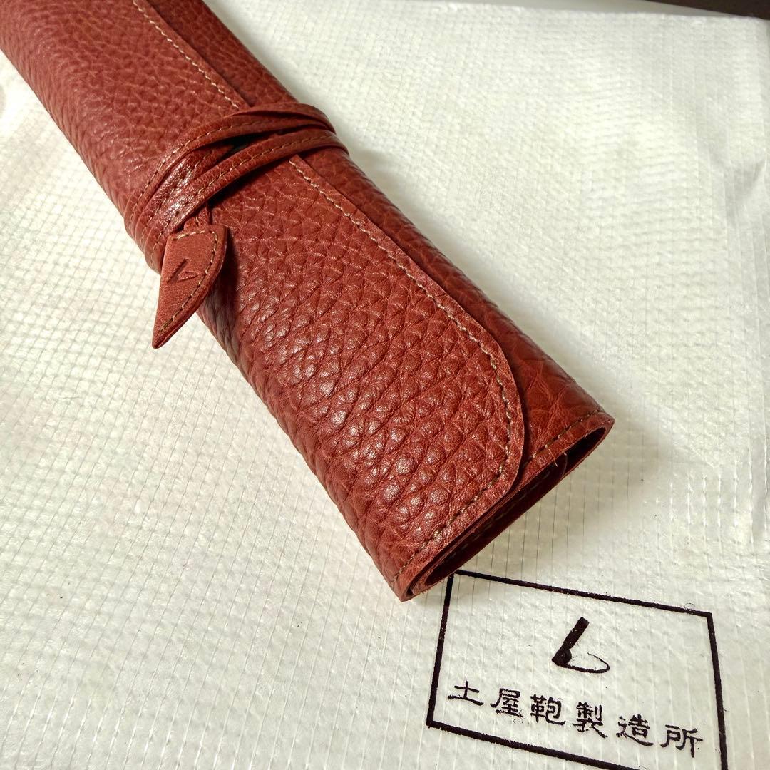 土屋鞄製造所 トーンオイルヌメ ロールペンケース 新品