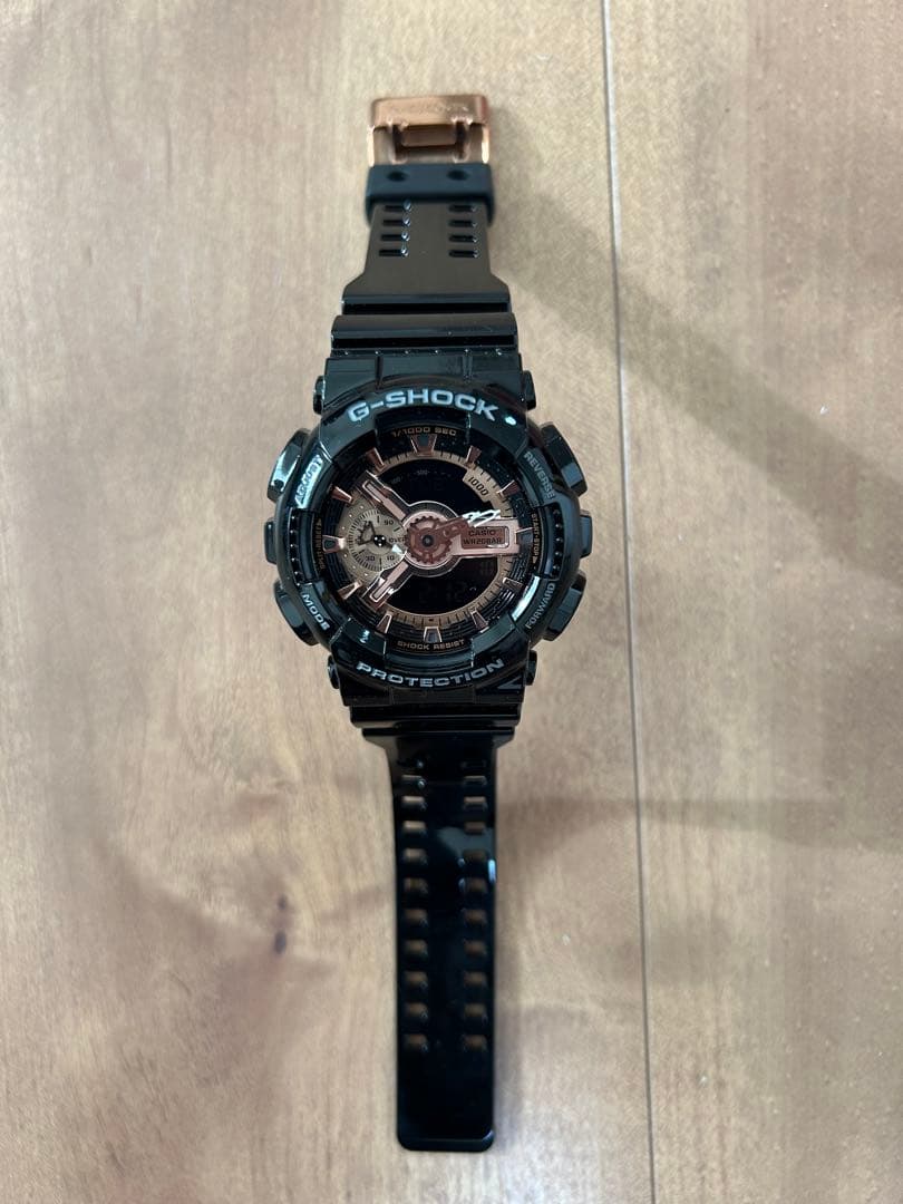 G-SHOCK GA-110 ブラック/ローズゴールド