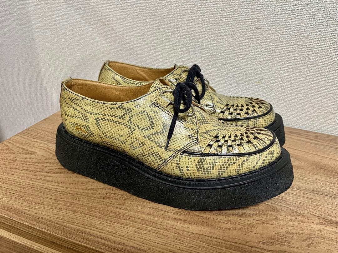 E COX 3588 V1B スネーク パイソン 蛇柄 UK9 28