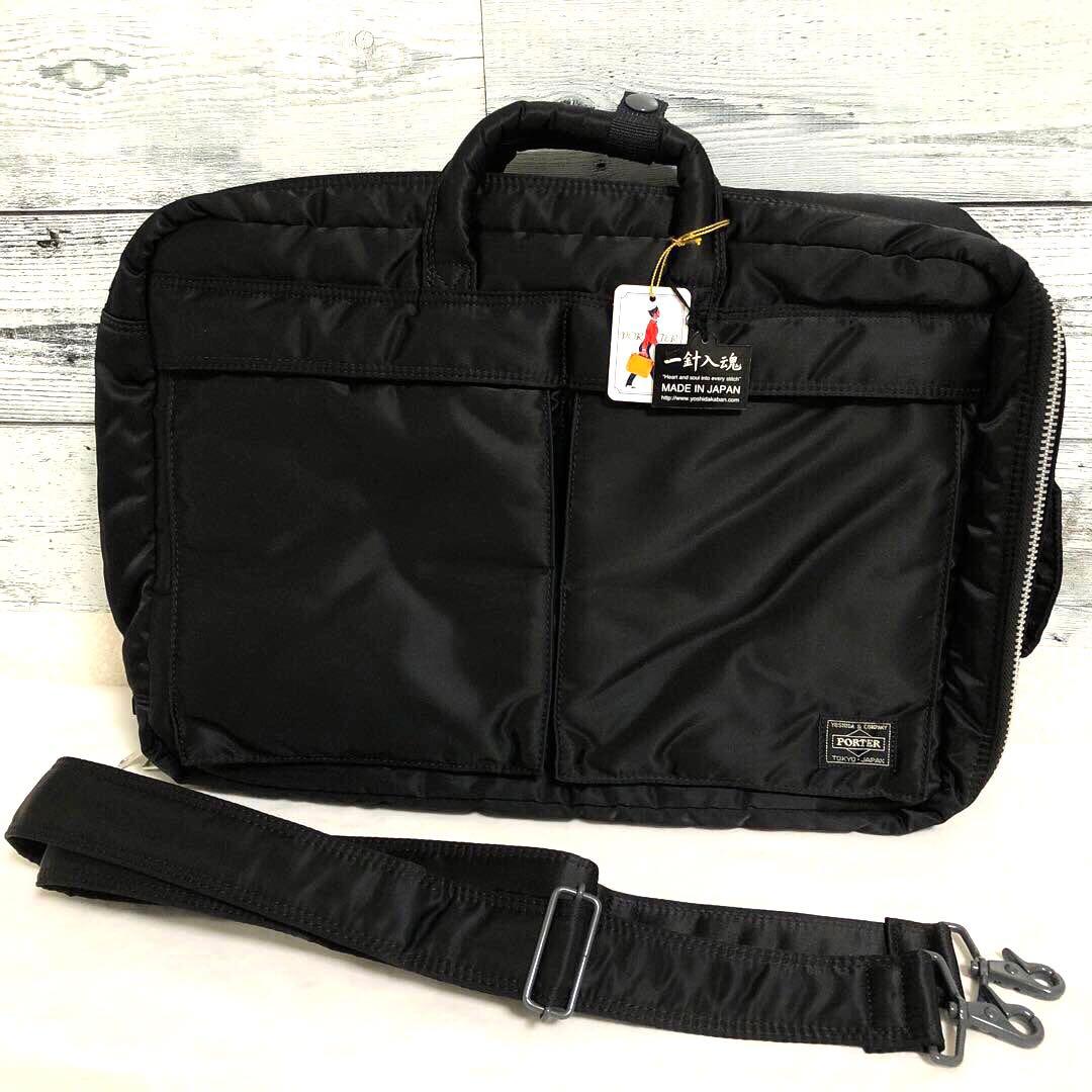 新品未使用✨廃盤 ポータータンカー ビジネスバッグ 3way A4可 大容量 黒