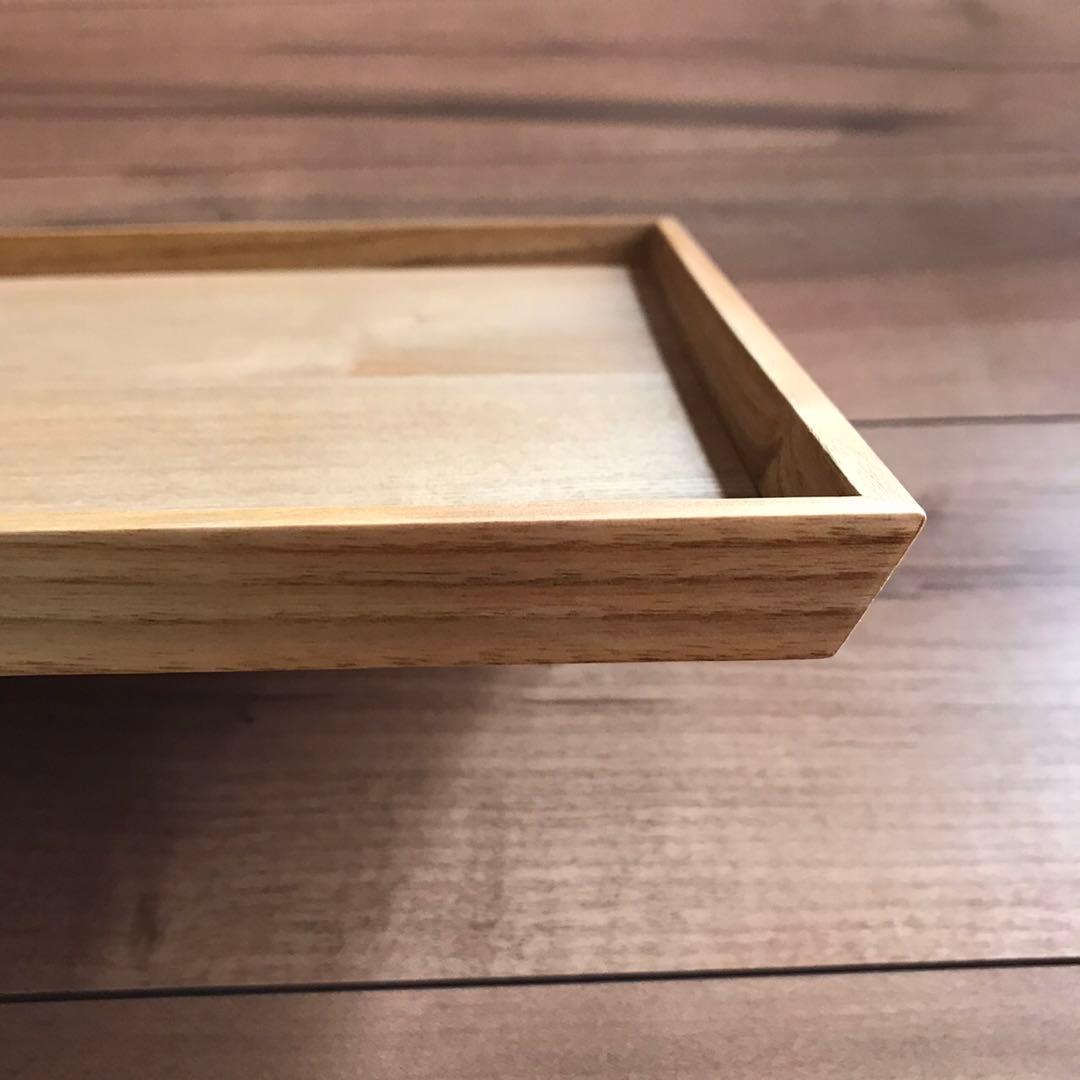 新品　木製トレー 10枚セット 木 トレイ お盆 お食事トレイ スタッキング