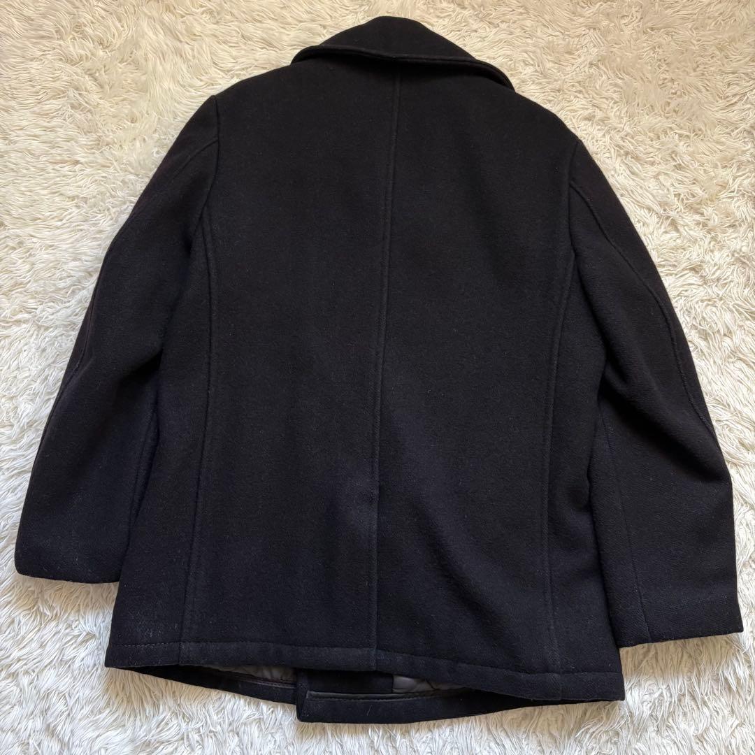 42サイズ　schott ピーコート　740 キルティング　USA製　ブラック