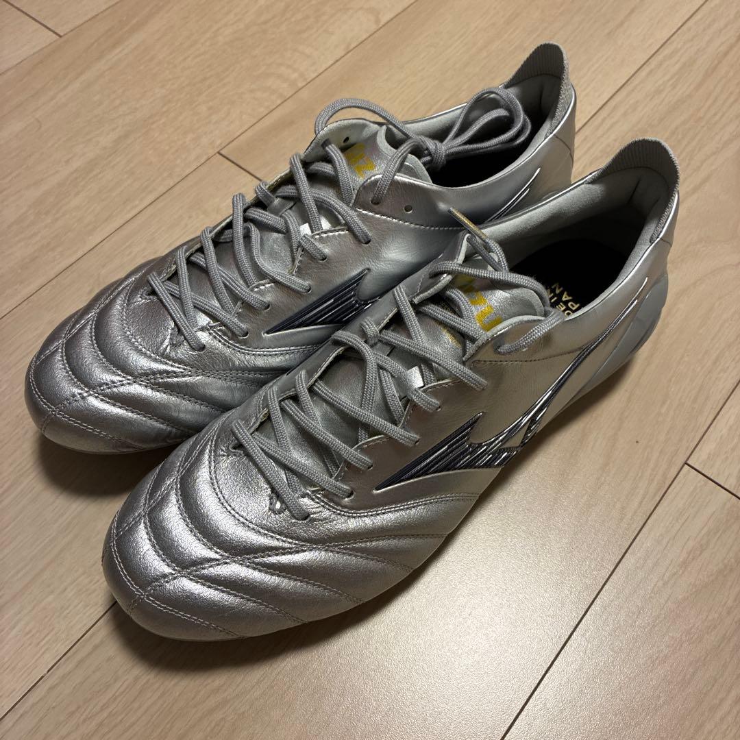 ミズノ モレリアネオ4 Japan 26.5㎝ シルバー サッカースパイク