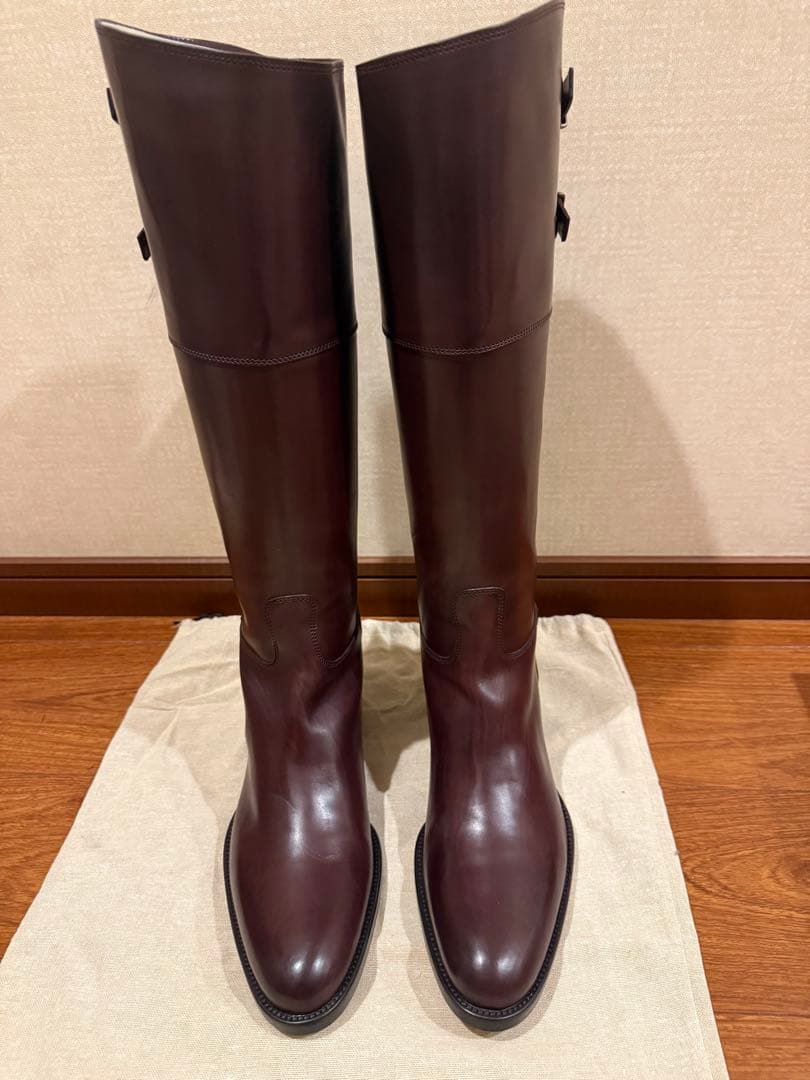 値下げ新品未使用　定番人気の「SARTORE」ジョッキーブーツ。サイズ38