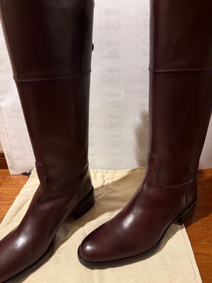 値下げ新品未使用　定番人気の「SARTORE」ジョッキーブーツ。サイズ38