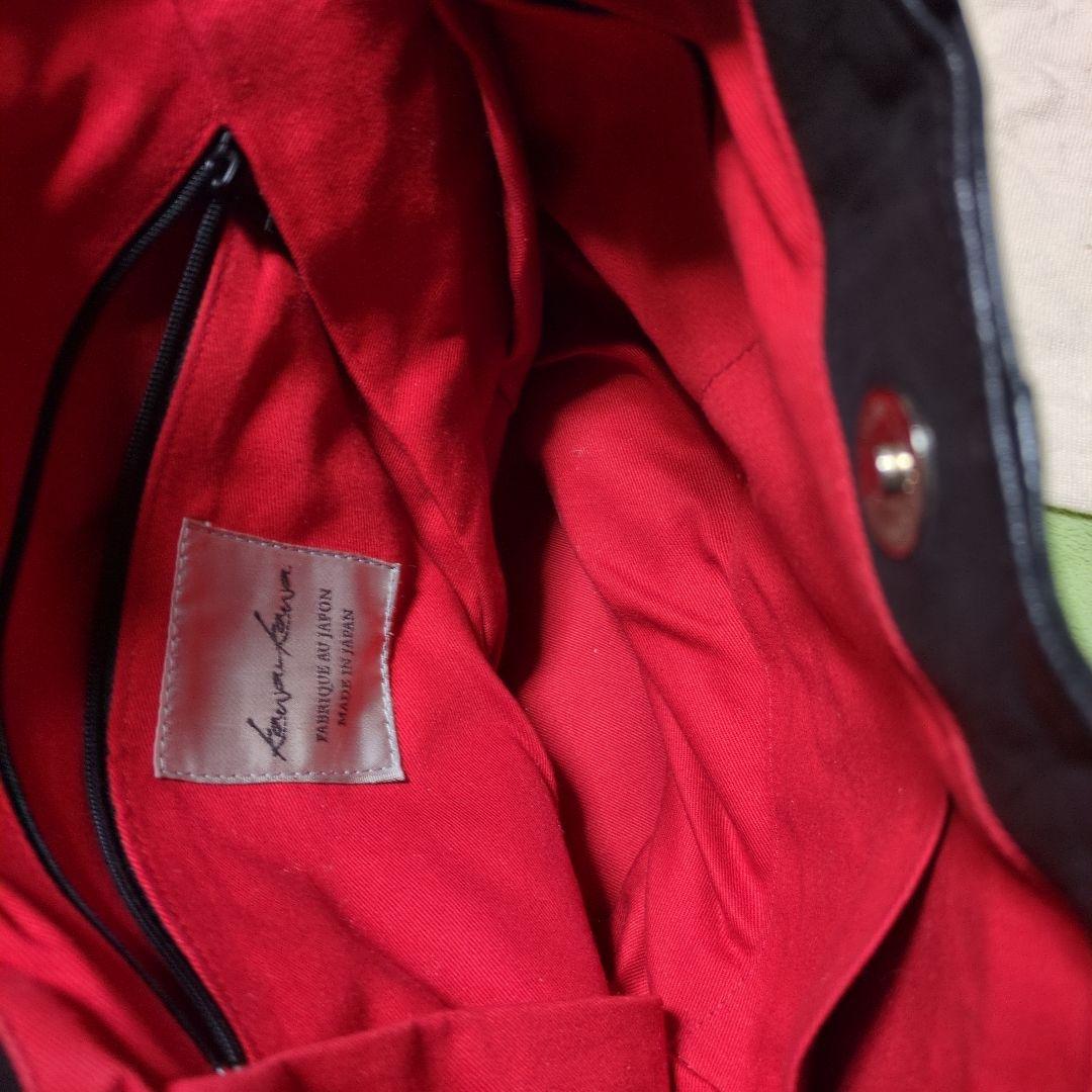 再値下げしました！カワカワ（kawa-kawa） 黒レザーハンドバッグ