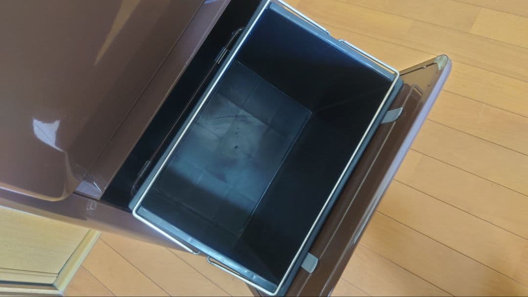 ダルトン DULTON トラッシュカン ダブルデッカー ゴミ箱 ブラウン