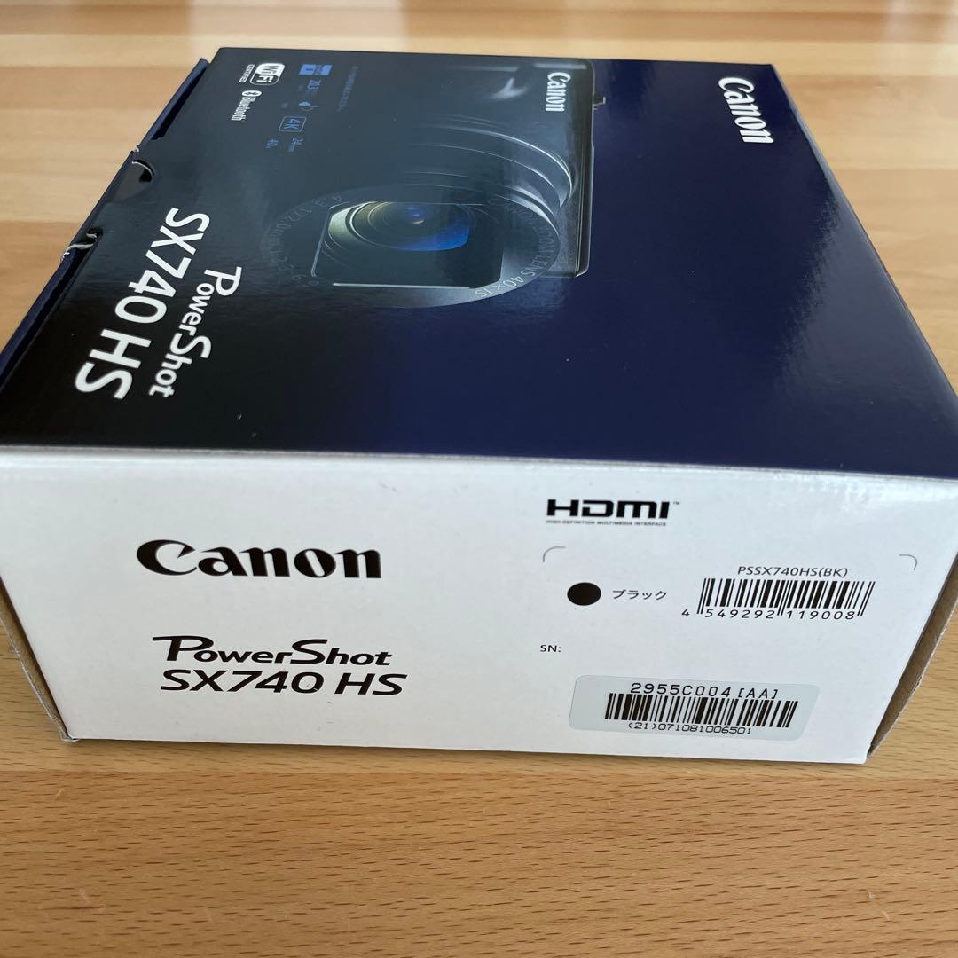【新品未開封品】 Canon PowerShot SX740 HS ブラック